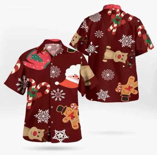 Discover Cute Aesthetic Christmas Hawaiian Shirt