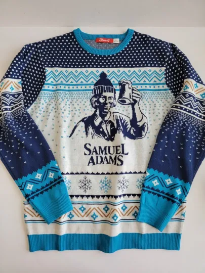Discover Samuel Adams Ugly Christmas Sweater Size XL Beer Holidays Shinesty