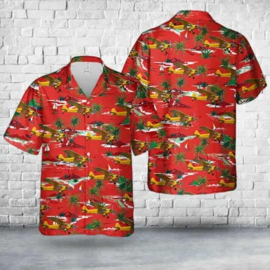 Discover 1946 Piper J-3 Cub Hawaiian Shirt
