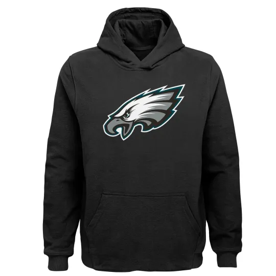 Discover Philadelphia Football Team Eagles Youth Primary Logo Team Color Hoodie, Gift for Fan