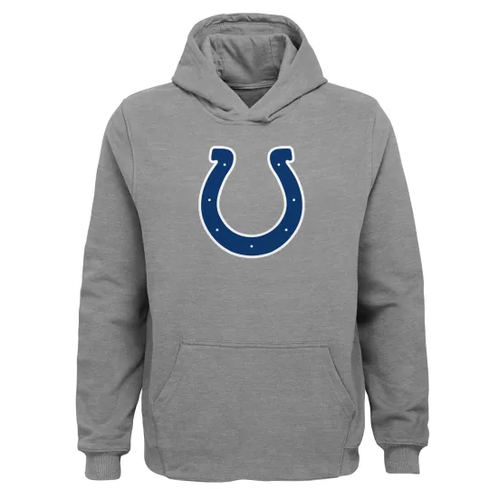 Discover Indianapolis Football Team Colts Youth Primary Logo Team Color Hoodie, Gift for Fan