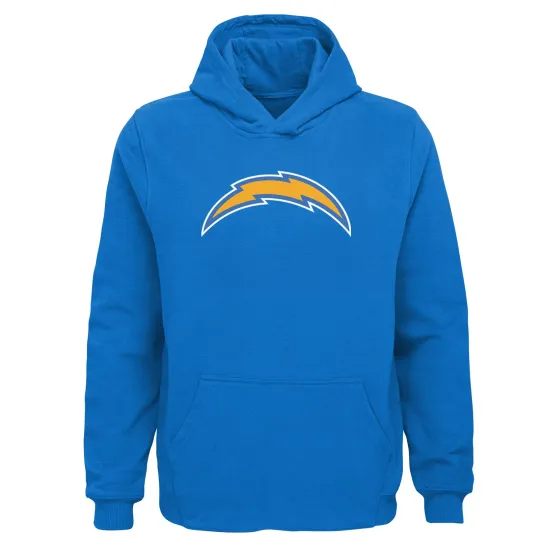 Discover Los Angeles Football Team Chargers football Primary Logo Long Sleeve Hoodie, Gift for Fan