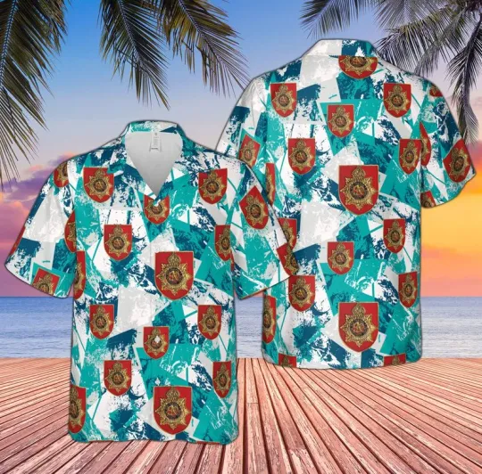 British Army Royal Army Service Corps Hawaiian Shirt