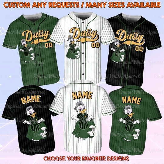 Discover Mickey And Friends Haunted Mansion Daisy Halloween Jersey, Haunted Mansion Mickey And Friends Jersey, Daisy Cosplay Haunted Mansion Costume