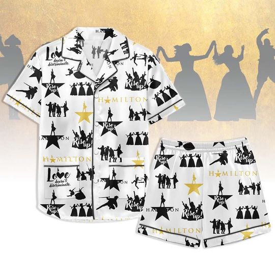 Hamilton Musical Pajamas, Hamilton Eras Tour Shirt, Broadway Musical Parody Sleepwear, Lin-Manuel Miranda Theater Graphic Gift
