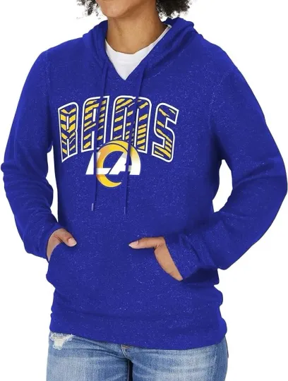 Los Angeles Football Team Rams Marled Soft Hoodie, Gift for Fan