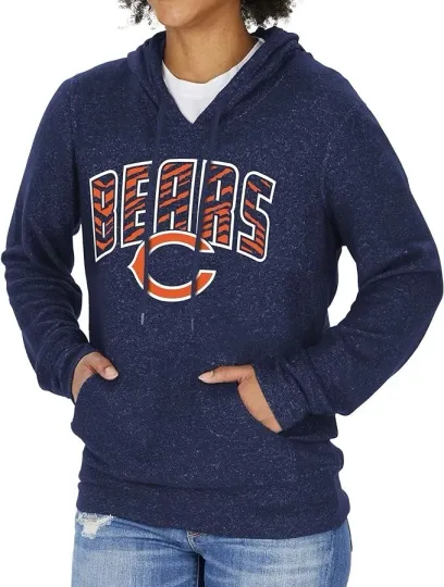 Discover Chicago Football Team Bears Marled Soft Hoodie, Gift for Fan