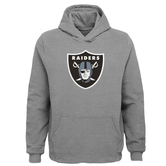 Las Vegas Football Team Raiders Youth Primary Logo Team Color Hoodie, Gift for Fan
