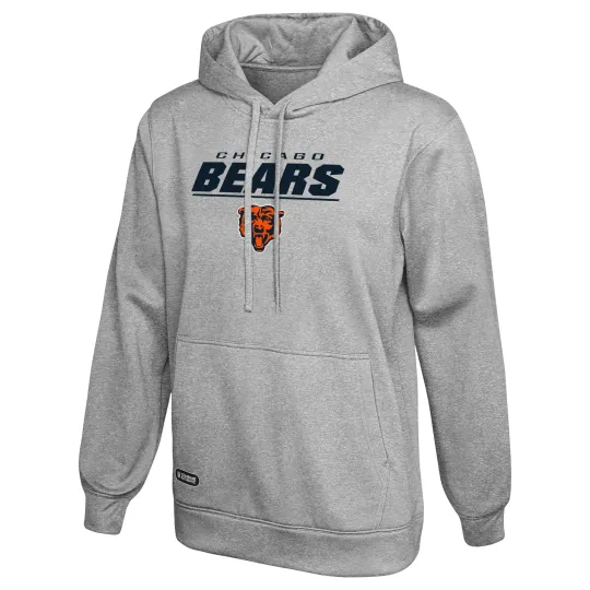 Discover Chicago Football Team Bears Stated Pullover Hoodie, Grey, Gift for Fan