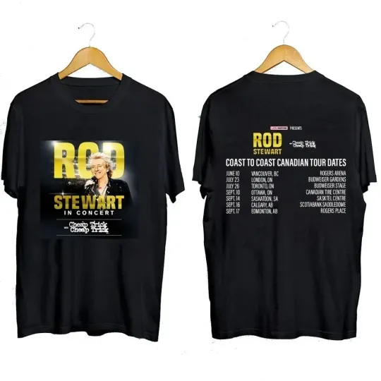 Rod Stewart In Concert Tour 2025 T-Shirt Unisex