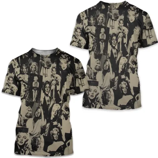 Discover Vintage 1992 Marilyn Monroe 3D AOP T-Shirt