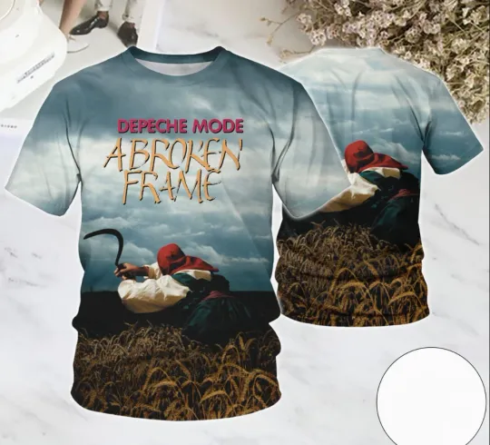 Discover Depeche Mode A Broken Frame Album Cover 3D T-Shirt