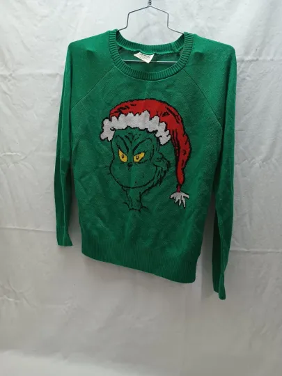 Seuss funny character Face Christmas Sweater Size S