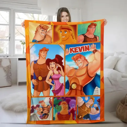 Discover Disney Hercules Megara Hercules Diva The Muses Customize Fleece Blanket