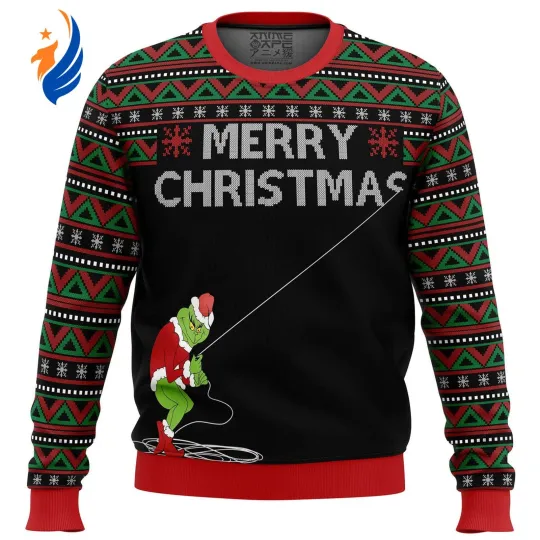 Discover Get Festive with The funny character Stole Christmas Ugly Sweater – Perfect for Holiday C