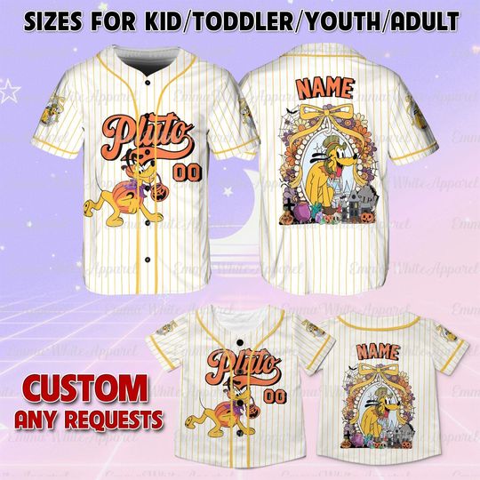 Mickey And Friends Pluto Coquette Bow Halloween Jersey, Disney Pluto Mirror Bow Shirt, Disney Mickey And Friends Halloween 2025 Party Shirt