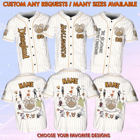 Discover Nightmare Before Christmas Halloween Castle Jersey, Nightmare Before Christmas Coquette Shirt, Mickey's Not So Scary Halloween Party 2025