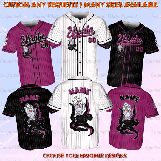 Discover Disney Olaf Ursula Costume Halloween Jersey, Ursula Olaf Villain Shirt, Disney Olaf Halloween Costume Shirt, Disney Halloween Family Shirt