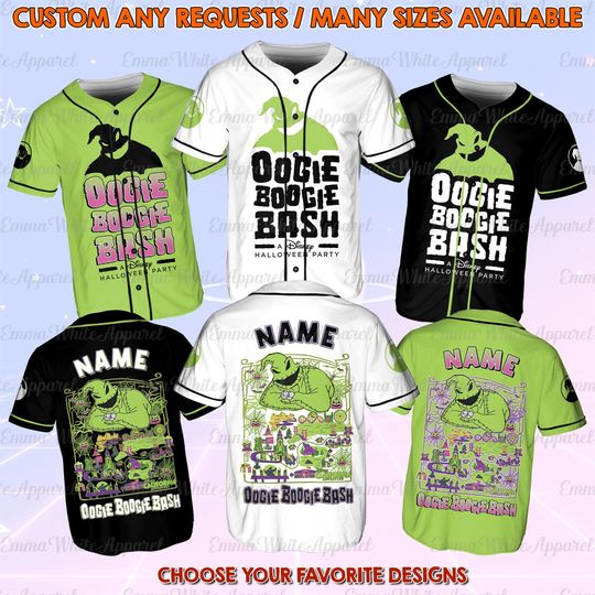 Oogie Boogie Bash 2025 Jersey, Oogie Boogie Halloween Party Jersey, Nightmare Before Christmas Shirt, Disneyland Halloween Time 2025 Shirt