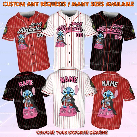 Discover Stitch Alexander Nitrokoff Halloween Jersey, Haunted Mansion Alexander Nitrokoff Jersey, Stitch Cosplay Haunted Mansion Costume