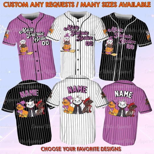 Discover Marie The Aristocats Halloween Jersey, Disney Berlioz Spooky Shirt, The Aristocats Toulouse Halloween Shirt, Disney Toulouse Halloween Shirt