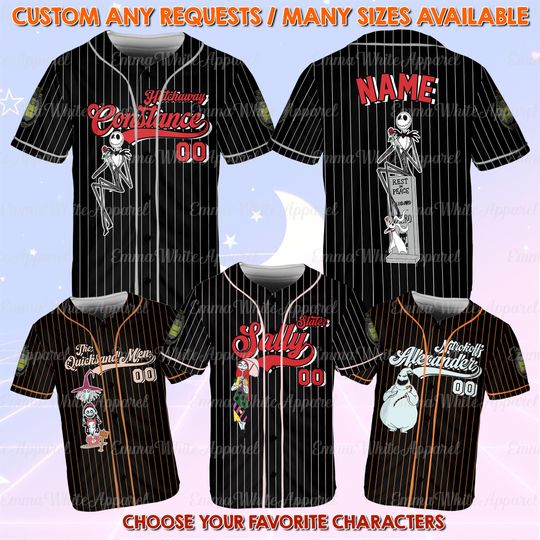 Discover Nightmare Before Christmas Haunted Mansion Halloween Jersey, Disney Halloween Haunted Mansion Shirt, Spooky Girl Trip Shirt