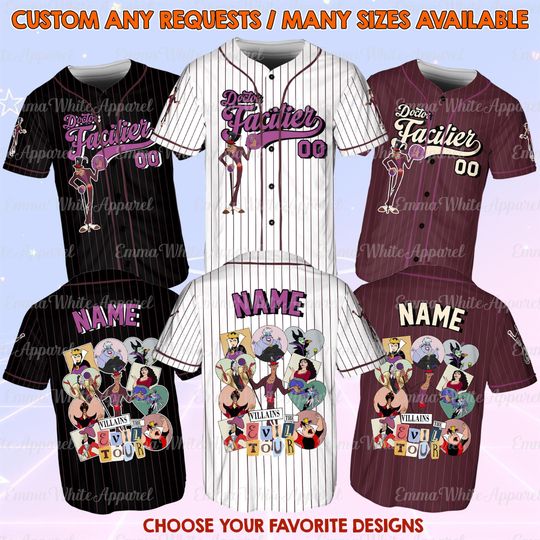 Discover Disney Doctor Facilier Halloween Jersey, Disney The Princess And The Frog Halloween Jersey, Disneyland Villains Halloween Shirt