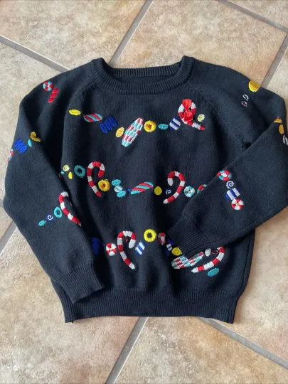 Discover embroidered Ugly Christmas sweater size S (see measurements no stage inside
