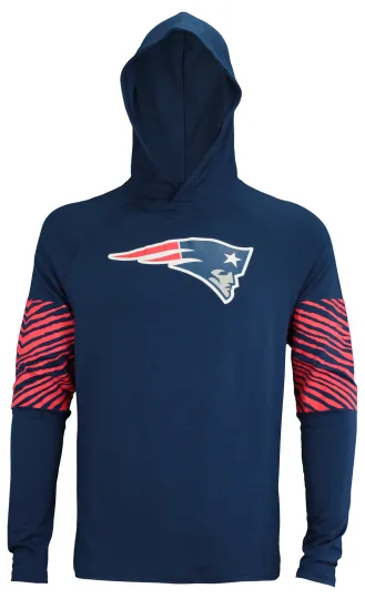Discover New England Football Team Patriots Print Primary Logo Hoodie, Gift for Fan