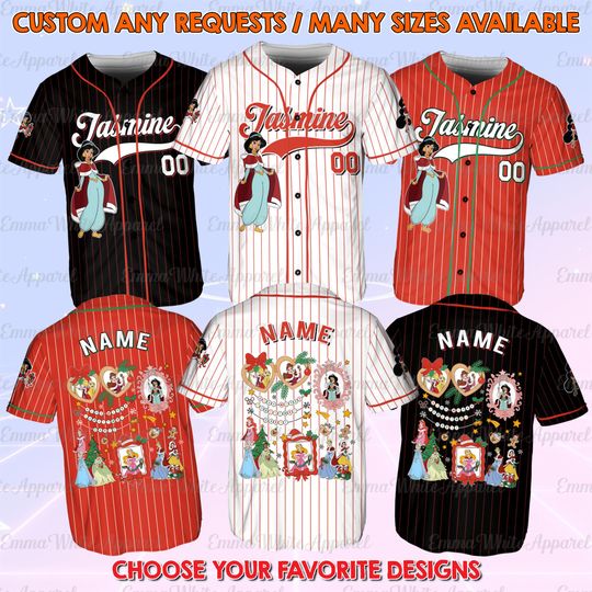 Discover Disney Princess Jasmin Christmas Jersey, Christmas Princess Jasmin Coquette Bow Jersey, Princess Jasmin Christmas Shirt, Xmas Gift For Women