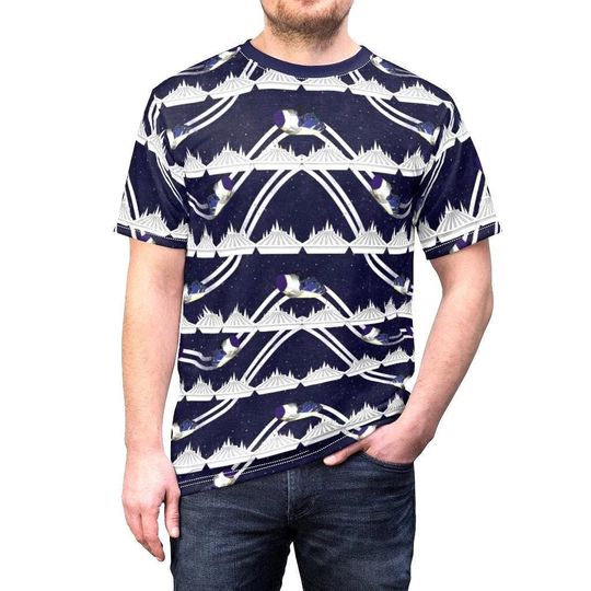 Discover Space Mountain 3D T-Shirt, Cosplay Shirt