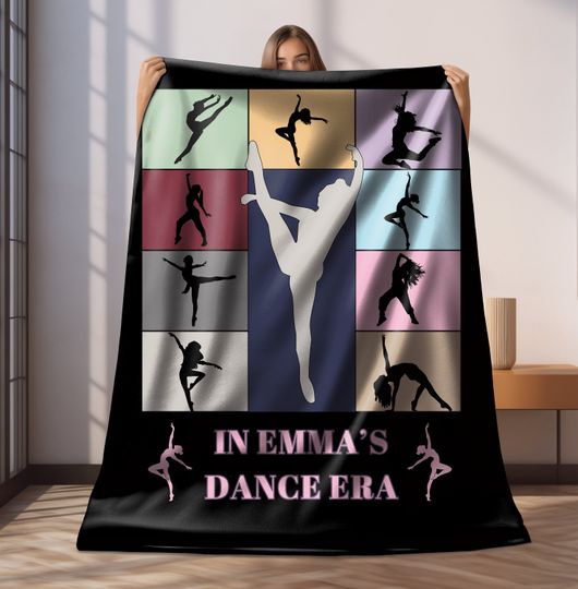 Personalized Dance Blanket For Girls
