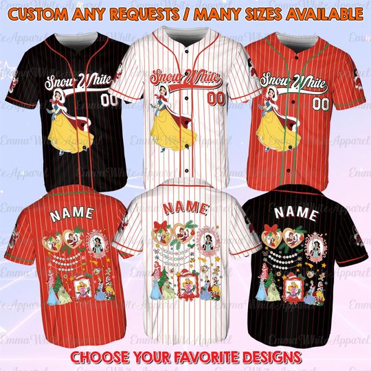 Disney Princess Snow White Christmas Jersey, Princess Snow White Coquette Jersey, Princess Snow White Coquette Shirt, Xmas Gift For Women