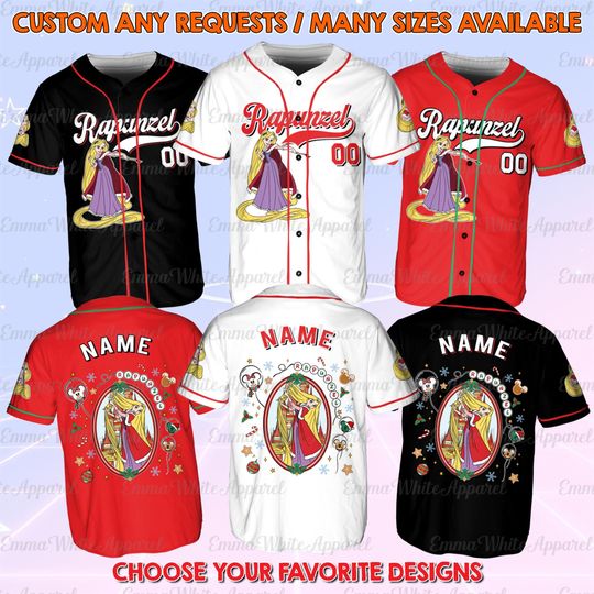 Discover Princess Rapunzel Christmas Jersey, Disney Rapunzel Mirror Christmas Jersey, Disney Girls Trip Xmas Shirt, Disneyland Holiday Season Shirt