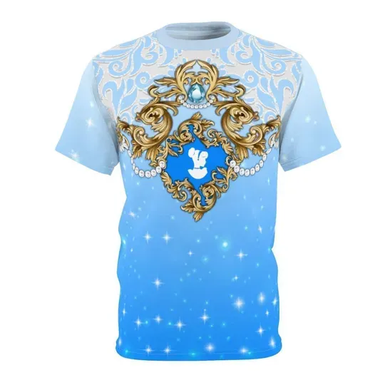 Discover Disney Cinde 3D T-Shirt, Disney All Over Print Tee
