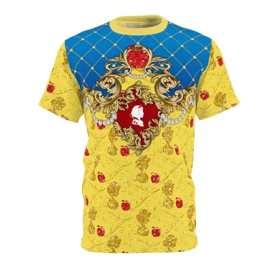Snow White 3D T-Shirt, Disney All Over Print Tee