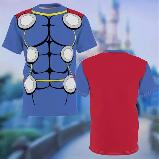 Thor 3D T-Shirt, Disney All Over Print Tee