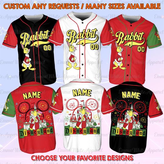Winnie The Pooh Rabbit Christmas Jersey, Disneyland Rabbit Christmas Jersey, Cute Winnie The Pooh Santa Shirt, Magic Kingdom Christmas Shirt