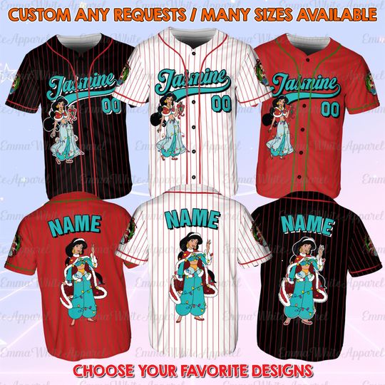 Discover Disney Princess Jasmin Christmas Jersey, Disney Jasmin Christmas Lights Jersey, Disney Princess Xmas Shirt, Disney Christmas Family Shirts