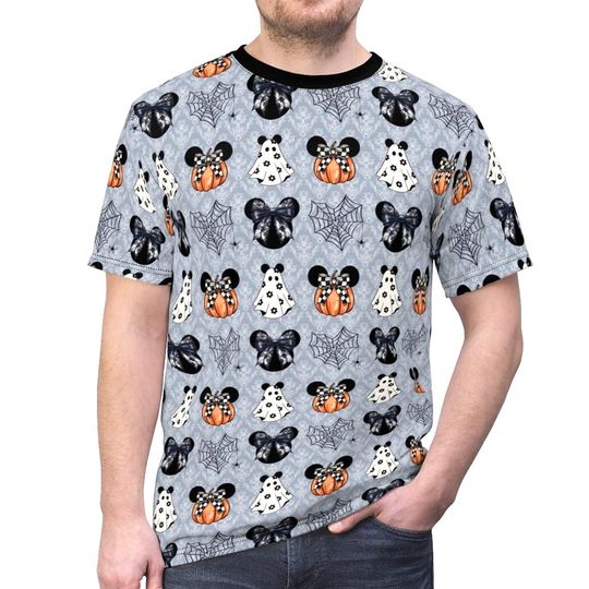 Discover Girly Boho Halloween Minnie Unisex Adults Kids Tshirt | cottagecore goth disney world disneyland ghost family group coquette costume cosplay