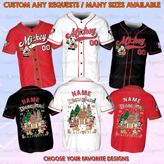 Discover Disneyland Mickey And Friends Christmas Jersey, Mickey Christmas Castle Jersey, Mickey Claus Christmas Shirt, Disney Merry Christmas Shirt