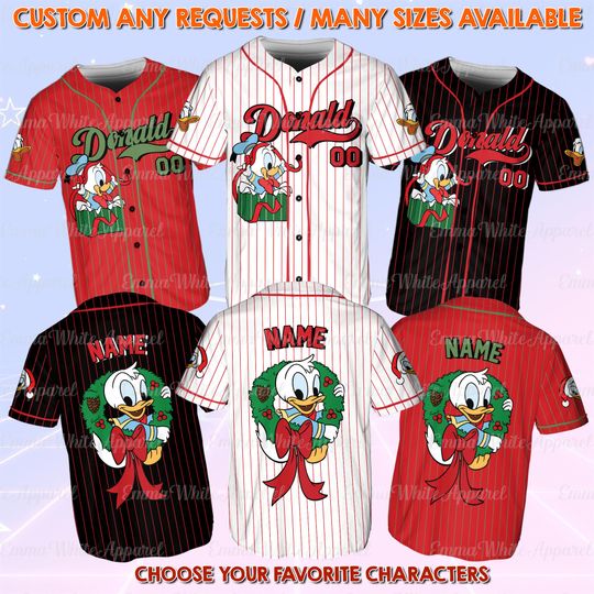 Discover Disney Donald Babies Christmas Jersey, Donald Christmas Jersey, Magic Kingdom Xmas Shirt, Disney Family Shirt, Disney Character Shirt,