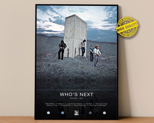 Discover The Who Poster | Who's Next Poster | Album Poster Prints | Wall Decor Posters