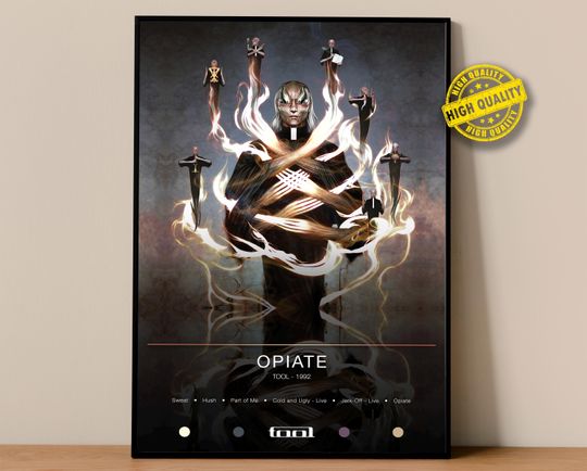 Discover Tool Poster | Opiate Poster | Album Poster Prints | Wall Decor Posters | Album Cover | Rock Music Poster