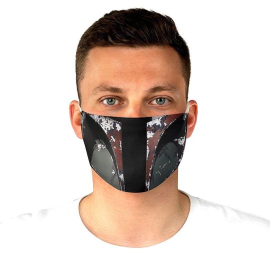 Discover Rusty Bounty Hunter Face Mask Adjustable | disney star wars theme park bounty hunter boba fett cosplay face mask