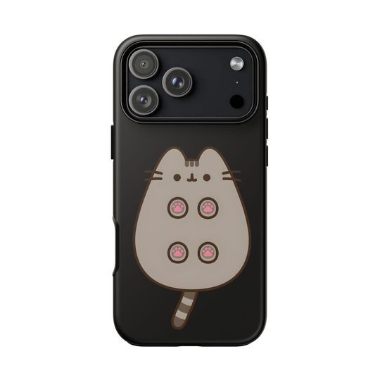 Pusheen Cat Tough Cases, Pusheen Cat Halloween Design - Protective Phone Case, Cute Kitten Cover, Tough Phone Case, Cat Lover Gift