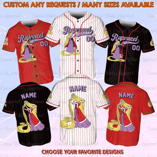 Discover Tangled Rapunzel Princess Christmas Jersey, Rapunzel Princess Xmas Jersey, Santa Rapunzel Christmas Shirt, Disney Christmas Party Shirt