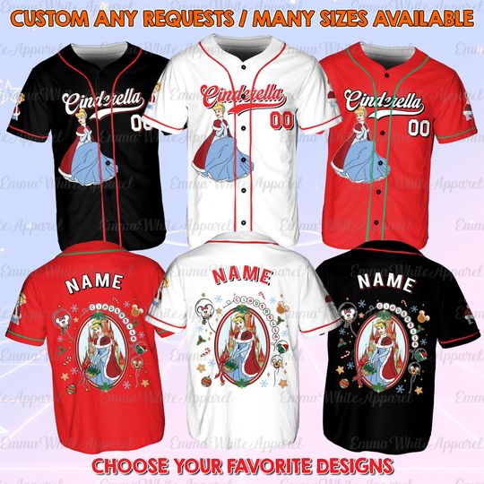 Discover Princess Cinde Christmas Jersey, Disney Cinde Mirror Christmas Jersey, Princess Coquette Christmas Shirt, Disney Xmas Trip Shirt