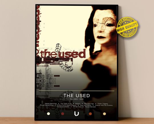 Discover The Used Poster | The Used Poster | Album Poster Prints | Wall Decor Posters | Album Cover | Rock Music Poster