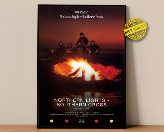 Discover The Band Poster | Northern Lights-Southern Cross Poster | Album Poster Prints | Wall Decor Posters | Album Cover | Rock Music Poster